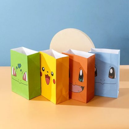 10 Stk. Geschenktaschen Geschenktüten in Pokemon Look (verschiedene Motive, ca. 8cm) – Bild 3