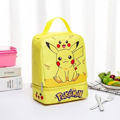 Tragbare Pokemon Pikachu Lunchbox Bento Tasche für Kinder – Bild 3