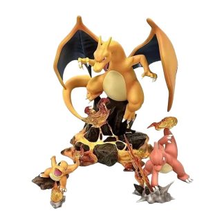 Glurak Charizard Evolution Figuren Set (ca. 13cm)