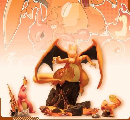 Glurak Charizard Evolution Figuren Set (ca. 13cm) – Bild 2