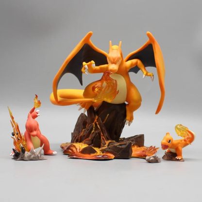 Glurak Charizard Evolution Figuren Set (ca. 13cm) – Bild 4