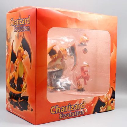 Glurak Charizard Evolution Figuren Set (ca. 13cm) – Bild 7