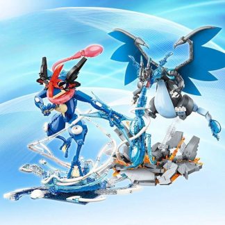 Glurak Charizard X oder Quajutsu Greninja Baustein Spielzeug Set