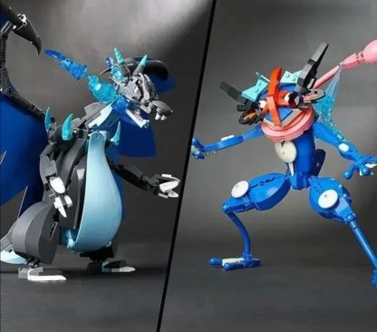 Glurak Charizard X oder Quajutsu Greninja Baustein Spielzeug Set – Bild 3