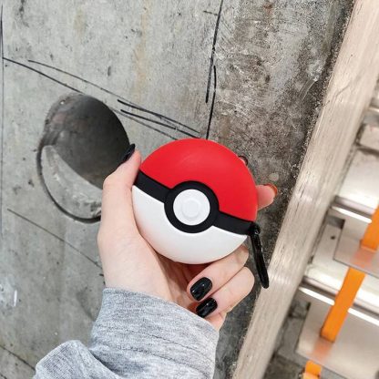 Schutzcase für Airpods Pro oder Samsung FreeBuds im Pokeball Look – Bild 3