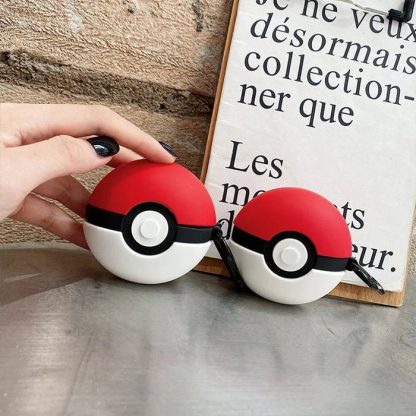 Schutzcase für Airpods Pro oder Samsung FreeBuds im Pokeball Look – Bild 6