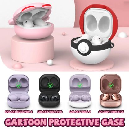 Pokeball Schutzhülle Case für Samsung Galaxy Buds FE, Buds 2 Pro, Buds 2, Buds Pro, Buds – Bild 2
