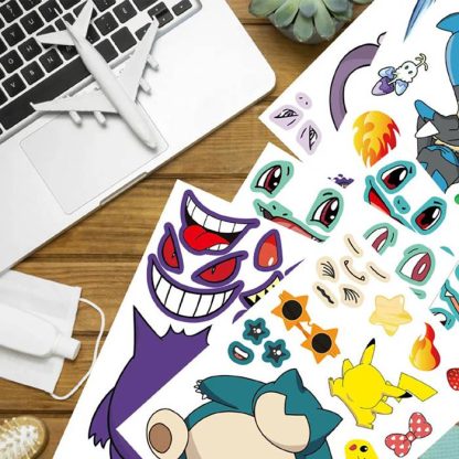 Pokemon Sticker Puzzle viele verschiedene Pokemon – Bild 2
