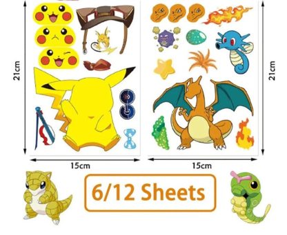 Pokemon Sticker Puzzle viele verschiedene Pokemon – Bild 4