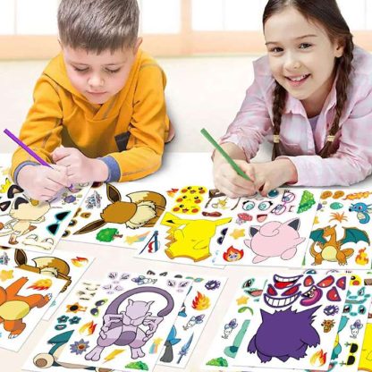 Pokemon Sticker Puzzle viele verschiedene Pokemon – Bild 5