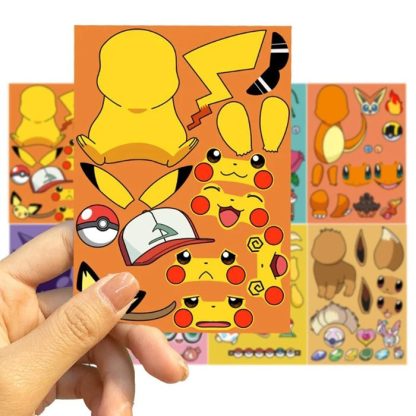 Aufkleber Puzzle Wasserfest in vielen Pokemon Motiven – Bild 3