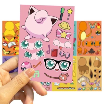 Aufkleber Puzzle Wasserfest in vielen Pokemon Motiven – Bild 4