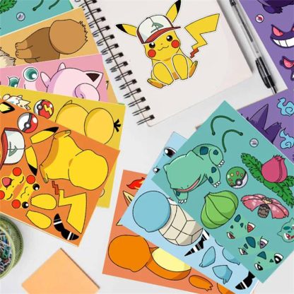 Aufkleber Puzzle Wasserfest in vielen Pokemon Motiven – Bild 6