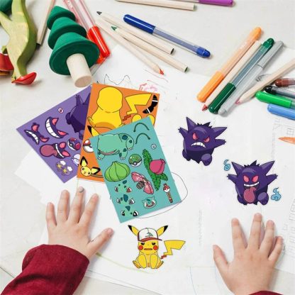 Aufkleber Puzzle Wasserfest in vielen Pokemon Motiven – Bild 7