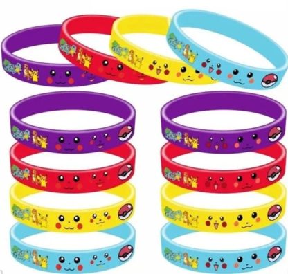 12 Stk. Kinder Armbänder mit Pikachu Motiven – Bild 3