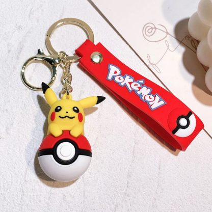 Pokeball mit Pokemon Figur Schlüsselanhänger Keychain – Bild 7