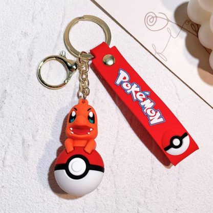 Pokeball mit Pokemon Figur Schlüsselanhänger Keychain – Bild 10