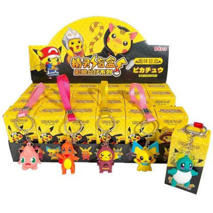24 St. Pokemon Schlüsselanhänger Keychain in Geschenkbox – Bild 2