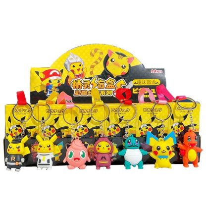 24 St. Pokemon Schlüsselanhänger Keychain in Geschenkbox – Bild 3