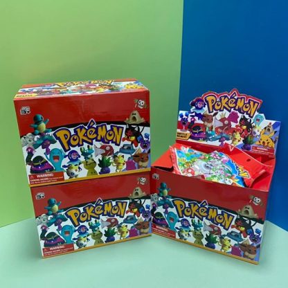 24 Stk. Pokemon Pikachu Blind Tüten in Geschenk-Box mit je 1x Figur und 3x Karten – Bild 6