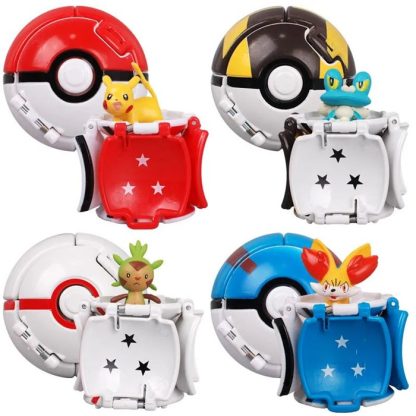6 Stk. Pokebälle mit Figuren – Bild 2