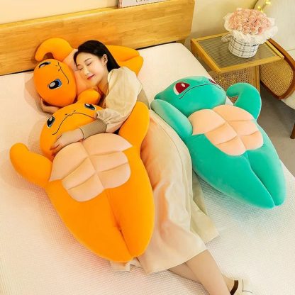 Gym Muskel Pokemon Plüschtiere - Enton, Bisasam oder Glumanda – Bild 6