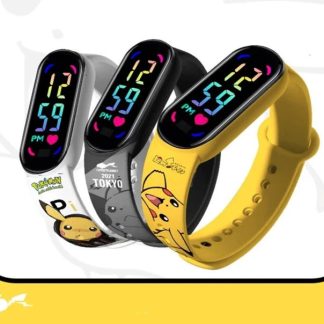 Pikachu Kinder Armbanduhren mit Farb Display