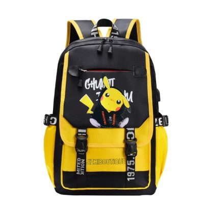 Multifunktionaler Schulranzen mit Pikachu Motiven – Bild 3