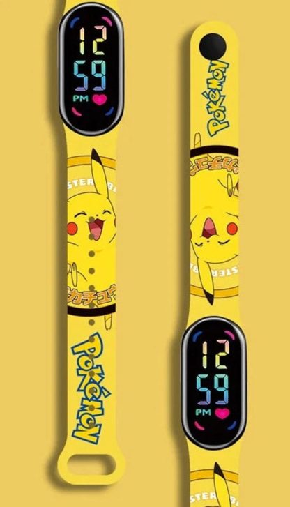 Pikachu Kinder Armbanduhren mit Farb Display – Bild 3