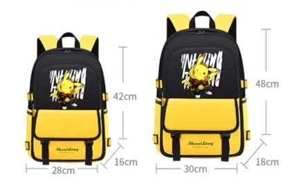 Multifunktionaler Schulranzen mit Pikachu Motiven – Bild 7