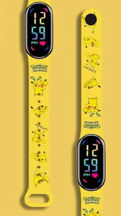 Pikachu Kinder Armbanduhren mit Farb Display – Bild 9