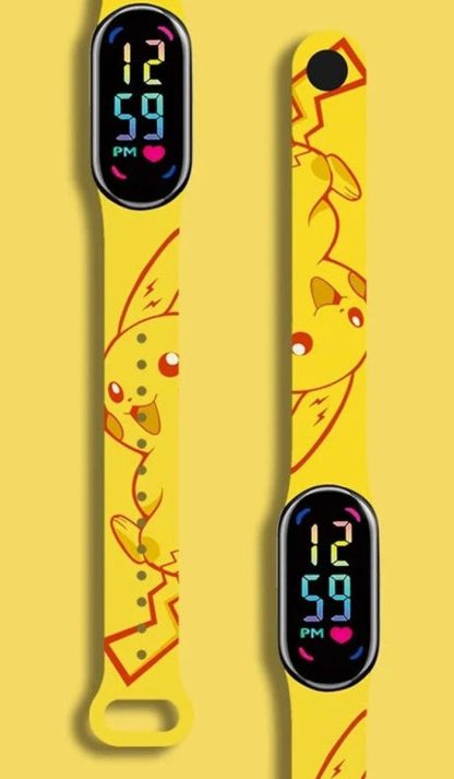 Pikachu Kinder Armbanduhren mit Farb Display – Bild 10