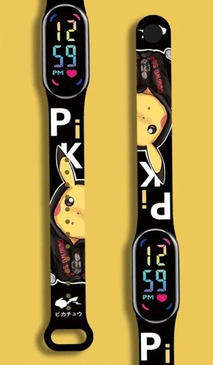 Pikachu Kinder Armbanduhren mit Farb Display – Bild 11