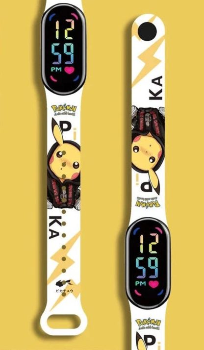 Pikachu Kinder Armbanduhren mit Farb Display – Bild 12