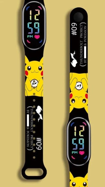 Pikachu Kinder Armbanduhren mit Farb Display – Bild 17