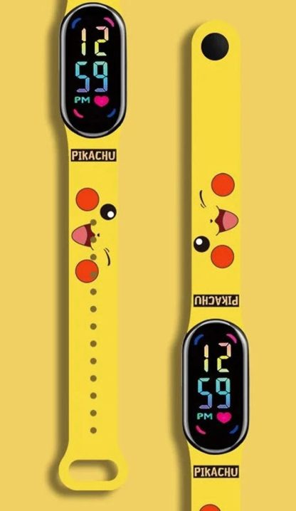 Pikachu Kinder Armbanduhren mit Farb Display – Bild 18