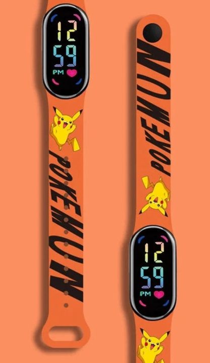 Pikachu Kinder Armbanduhren mit Farb Display – Bild 19