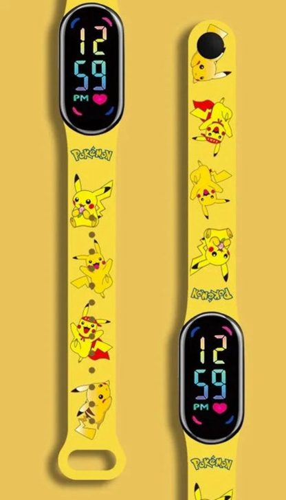 Pikachu Kinder Armbanduhren mit Farb Display – Bild 20