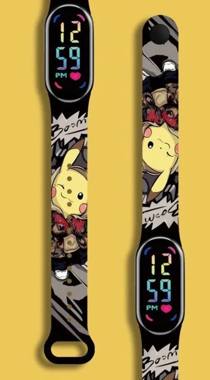 Pikachu Kinder Armbanduhren mit Farb Display – Bild 22