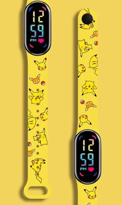 Pikachu Kinder Armbanduhren mit Farb Display – Bild 23