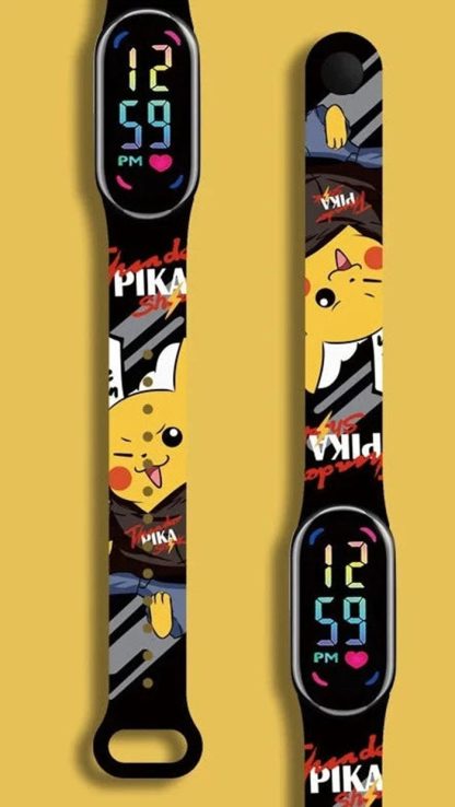 Pikachu Kinder Armbanduhren mit Farb Display – Bild 24