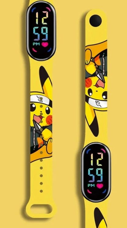 Pikachu Kinder Armbanduhren mit Farb Display – Bild 25
