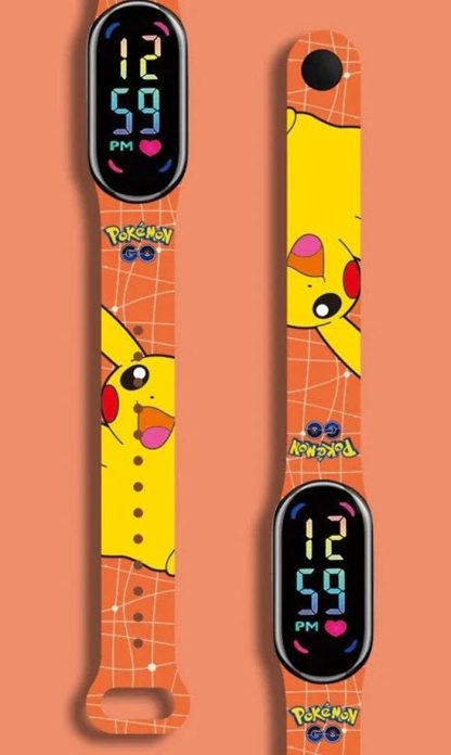 Pikachu Kinder Armbanduhren mit Farb Display – Bild 27