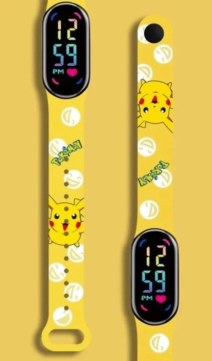 Pikachu Kinder Armbanduhren mit Farb Display – Bild 28