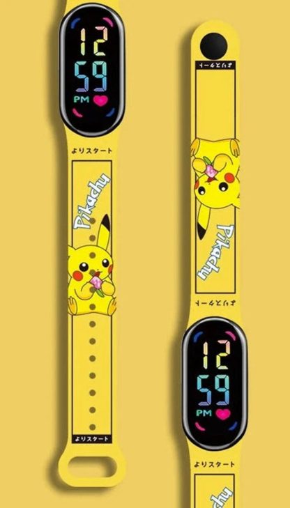 Pikachu Kinder Armbanduhren mit Farb Display – Bild 29