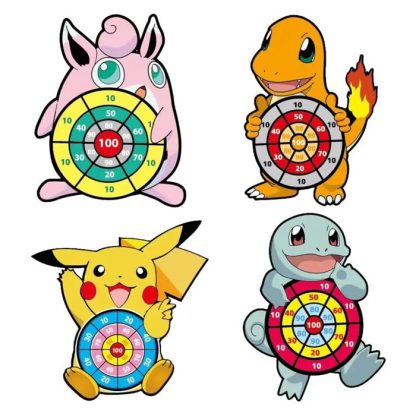 Pokémon Kinder Dartspiel - Pikachu, Schiggy, Glumanda und Pummeluff – Bild 4