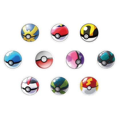 500 Stk. Pokeball Aufkleber auf Rolle – Bild 6