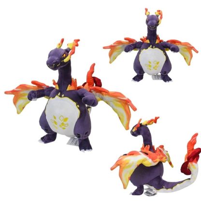 Schillernder Shiny Gigadynamax Glurak Charizard Plüsch Pokemon (ca. 38cm) – Bild 2