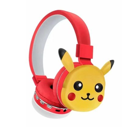 Pikachu 3D Bluetooth Headset in Gelb oder Rot für Kinder – Bild 3