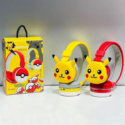 Pikachu 3D Bluetooth Headset in Gelb oder Rot für Kinder – Bild 4